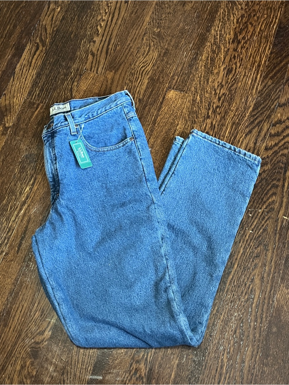 LL Bean Flannel Lined Denim